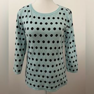 Liz Claiborne Polka Dots Pullover Sweater Size M